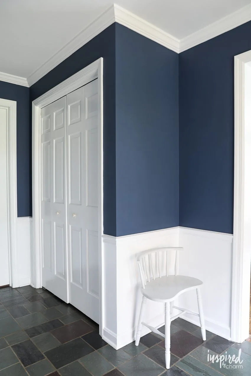 Interior renovation space with completed finishes